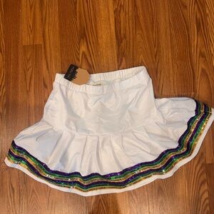 NWT Mardi Gras skirt